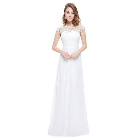 Ever Pretty Ever Pretty Women S Elegant Lace Neckline Bridesmaid