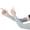 Grey, variant on Unisex Solid Color Ice Sleeves UPF 50+ Sun Arm Sleeves, Cooling UV Protection Long Arm Covers, Lightweight Breathable High Elastic Anti Slip Sleeves for Driving Cycling Fishing Running Hiking Grey