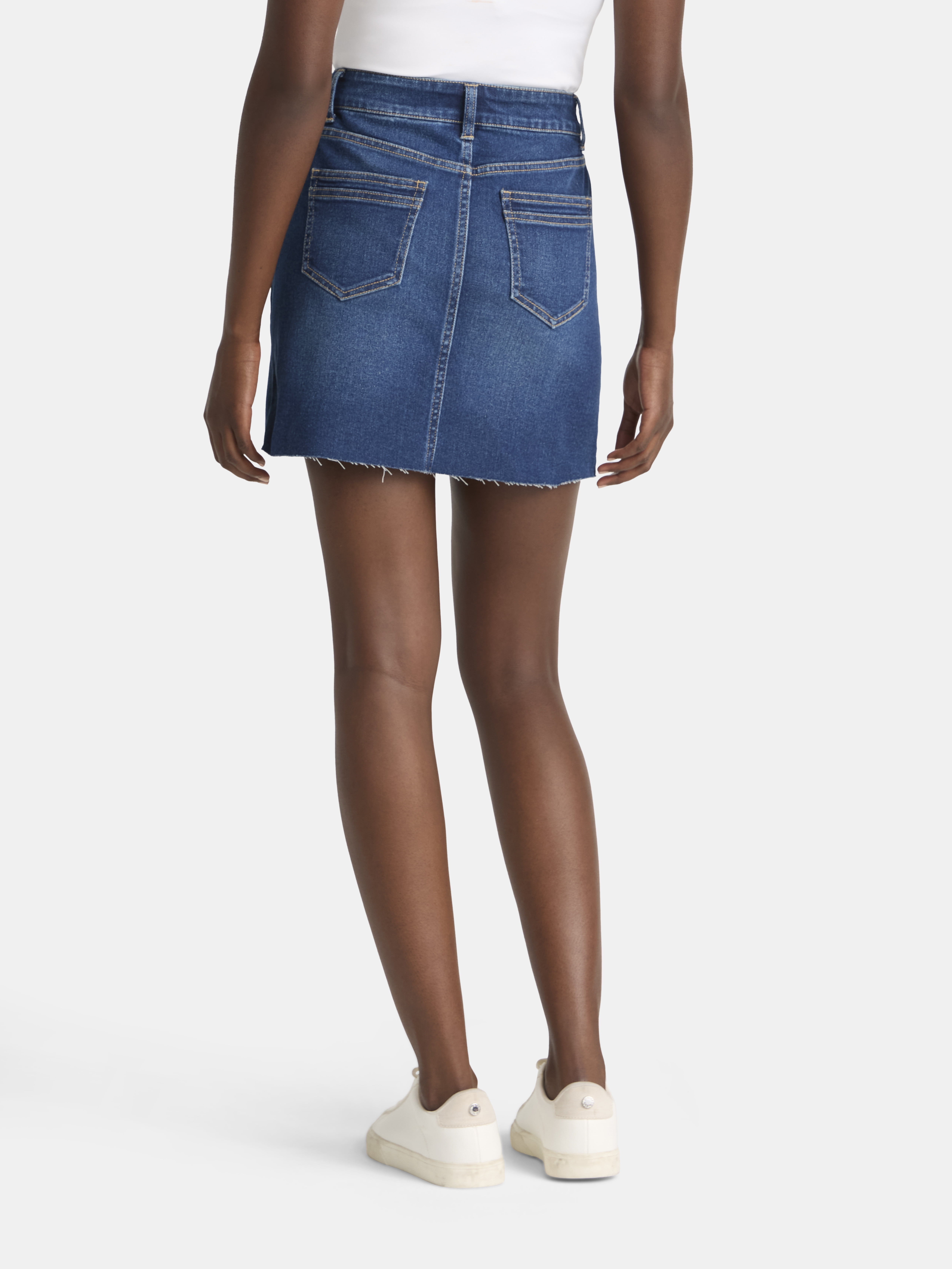 Time and Tru Women's Denim Mini Skirt, Sizes 0-20