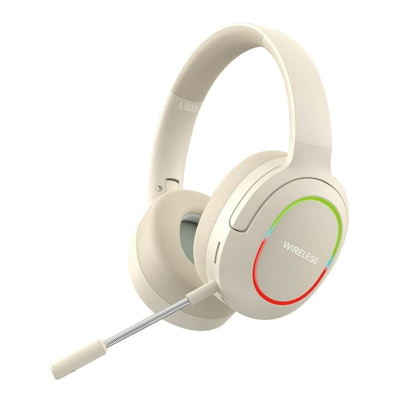 Kids Bluetooth Headphones, Lightweight Kids Wireless Headphones for Kids, 85/94dB Volume Limited, 60 Hours Playtime, Bluetooth 5.3, Over-Ear Toddler Headphones with Built-in Mic,White