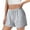 Grey, variant on Workout Shorts Women Casual Summer Yoga Sports Hiking Drawstring With Pockets Cargo Gym Bike Pull On Jogger Black Bottoms Sizes L