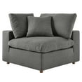 thumbnail image 5 of Modular Sectional Deep Sofa Set, Grey Gray, Fabric, Modern Contemporary, Living Lounge Cafe Room Hotel Lobby Hospitality, 5 of 10