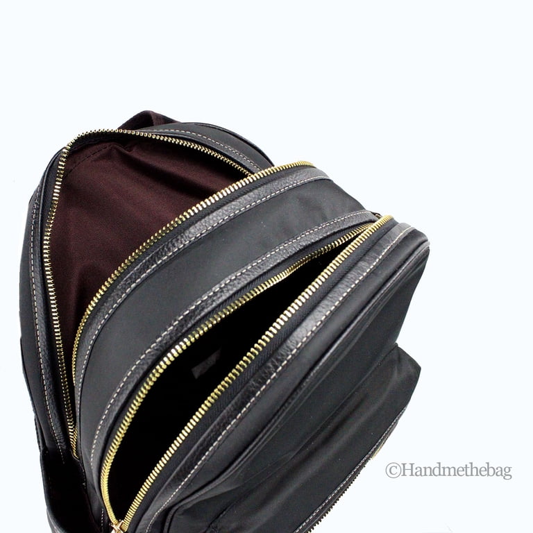 Coach (CA210) Ellis Medium Nylon Fabric Black Shoulder Bag  display picture 3