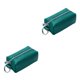 thumbnail image 2 of Cartera de mujer de cuero suave Sonducket para tarjetas de crédito llavero color Verde oscuro, 2 of 6