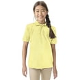 thumbnail image 3 of Classroom School Uniforms Big Kid Short Sleeve Pique Polo CR832Y, XL, Yellow, 3 of 7