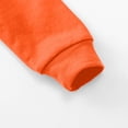 thumbnail image 6 of dazeni Boys Sweatshirts Long Sleeve Boy Crewneck Relaxed Soft Pullover Tops Solid Casual Basic Sweatshirt Orange 7-8 Years, 6 of 7
