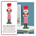 thumbnail image 6 of CIMAXIC Chef Nutcracker Soldier Ornament Wooden Home Decor 1Pack, 6 of 6