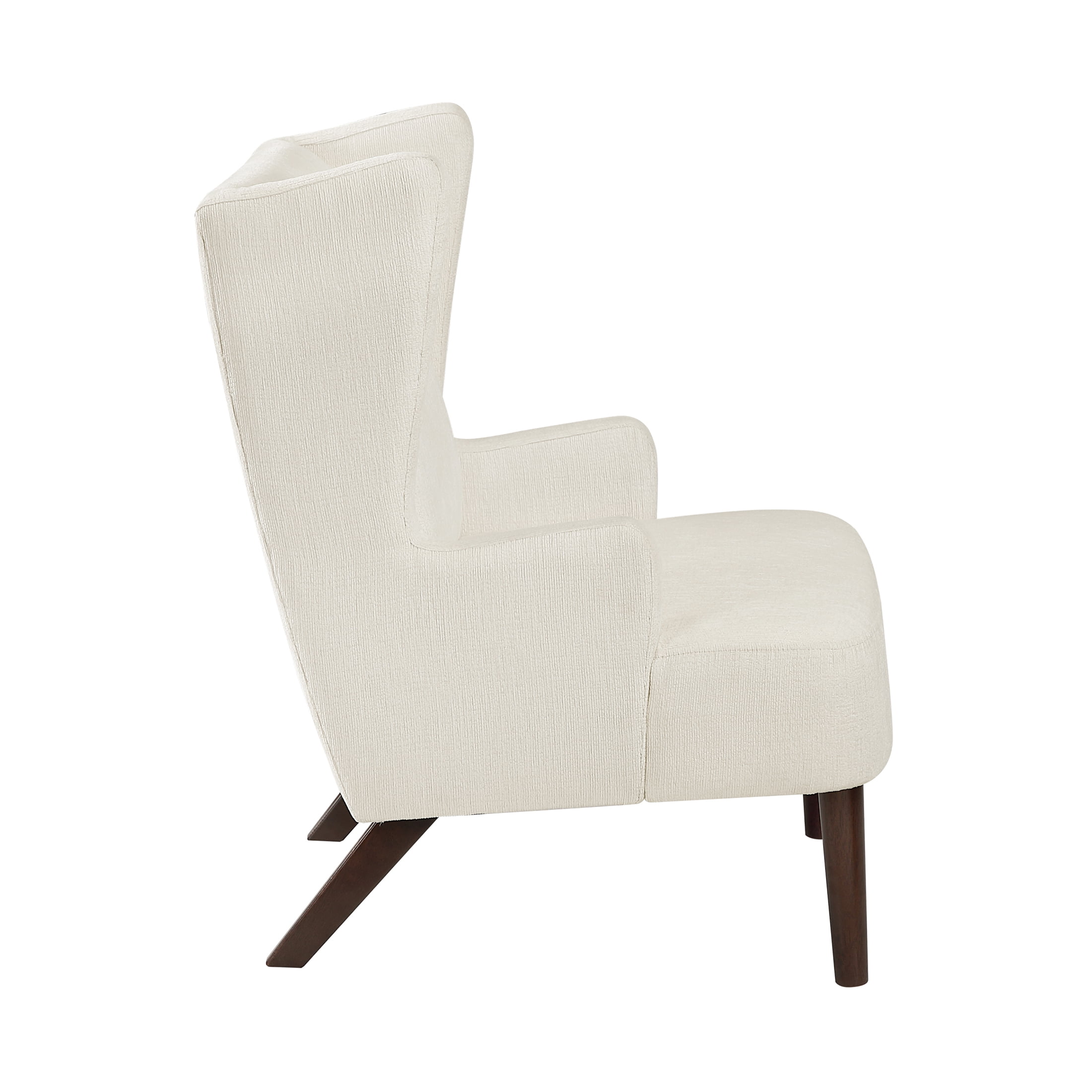 OakvillePark Hartmere Chenille Wingback Accent Chair, Beige