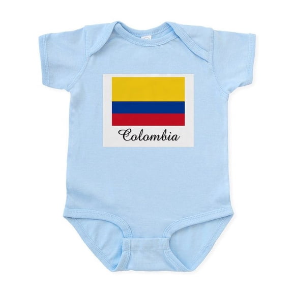 CafePress - Colombia Flag Infant Bodysuit - Baby Light Bodysuit, Size Newborn - 24 Months