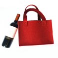 thumbnail image 6 of Dreamhall Bottle Wine Carrier, 6 Bottle Wine Felt Bag with Divider and Handlefor Wedding Party Camping Gray, 6 of 7