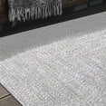 thumbnail image 5 of Superior Two-Toned Braided Indoor/ Outdoor Area Rug, Canvas/ White, 4' x 6', 5 of 7