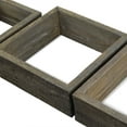 thumbnail image 4 of Ekena Millwork Set of 3, Square, Open Back, Vintage Farmhouse Shadow Box Shelves, Barnwood Decor Collection, Reclaimed Grey, 4 of 12