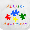 thumbnail image 4 of Inktastic Autism Awareness-puzzle Boys or Girls Baby Bib, 4 of 4