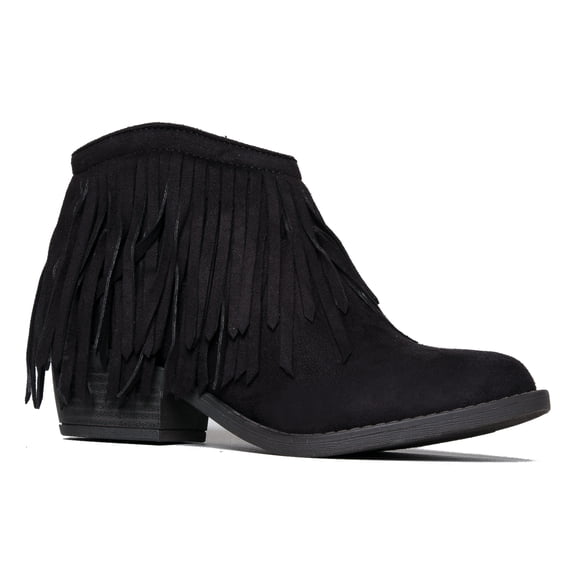 J. Adams Marrow Fringe Ankle Boot