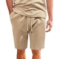 thumbnail image 3 of Men's Shorts - Men's Flat Front Short Running Shorts Gym Shorts Quick Dry Activewear Quick Dry Loose-Fit Athletic Shorts Outdoor Hiking Shorts with Pockets, 3 of 8