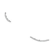 Genuine OE Nissan Lower Molding - 62074-5AA2A