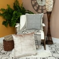 thumbnail image 5 of Parkland Collection Centra 67x52" Chevron Stripe Cotton Throw Blanket in Beige, 5 of 5