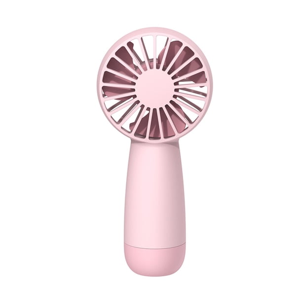 Ventilador de mano Mini ventilador portátil: Ventilador de mano personal, ventilador portátil pequeño recargable por USB, mini ventilador de bolsillo con batería de 3 velocidades, ventilador de p