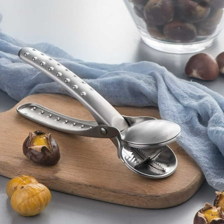 

NIUREDLTD Sheller Chestnut Opener 2-In-1 Pliers Nut Quick Metal Clip Walnut Kitchen，Dining & Bar