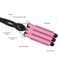 thumbnail image 2 of Hair Curling Tongs, 3 Barrel Hair Curler, Tourmaline Hair Curling Iron with 2 Temperature Class, 2 of 5