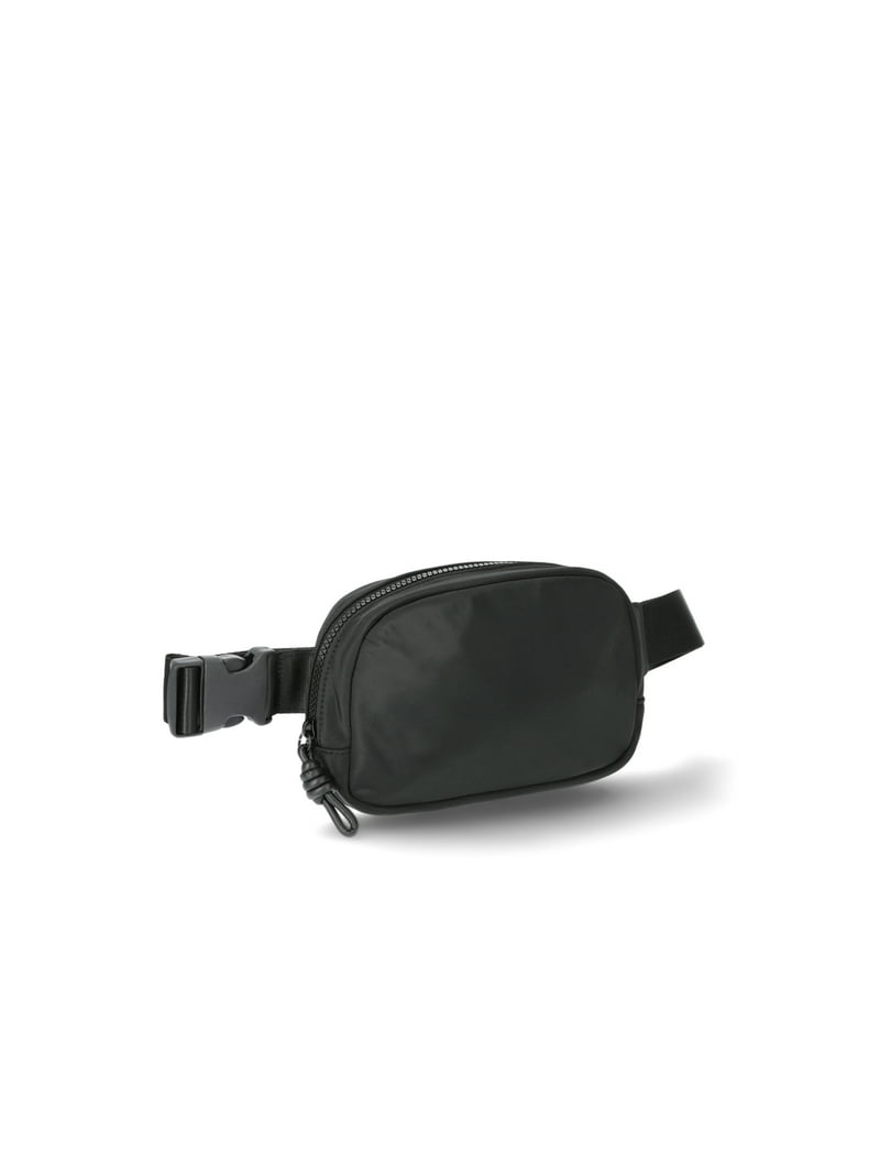 No Boundaries Hands Free Fanny Pack, Black, Women's - Walmart.com