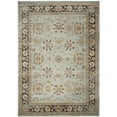 thumbnail image 4 of SAFAVIEH Vintage Jessamine Traditional Area Rug, Light Blue/Black, 6'7" x 6'7" Round, 4 of 10