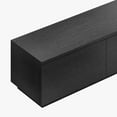 thumbnail image 6 of POVISON Modern Black TV Stand, Minimalist Long Media Console for up to 100 Inch TV with 4 Drawers, Sub-package, 118", 6 of 9