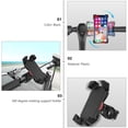 thumbnail image 6 of Niceauty Black Adjustable Motorbike Phone Mount with 360 Degree Rotation for Secure Cycling, 6 of 8