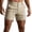 32Khaki148, variant on XAOFW Mens Shorts Summer Solid Color Pocket Drawstring Shorts Loose Quick Drying Casual Sports Running Straight Shorts For Men Stylish Bottom L