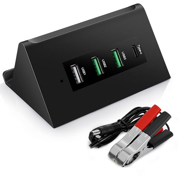 Convertidor reductor USB de 12 V, 24 V a 5 V, adaptador de corriente de 68 W