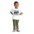 thumbnail image 3 of Proud Navy Cousin Military Family Toddler Boy Girl T Shirt Infant Toddler Brisco Brands 2T, 3 of 6