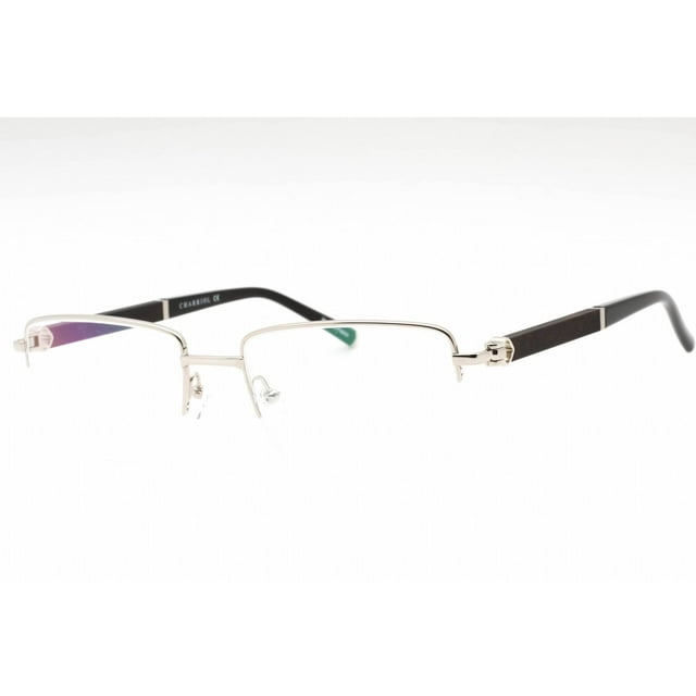 Charriol PC75108 C02 Men's Shiny Silver Black Metal Eyeglasses