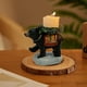 thumbnail image 5 of Fiudx Candelabro Navideño de Oso, Diseño de Oso de Resina, Soporte para Aromaterapia, Decoración Navideña de Escritorio, Ambientador, Detalles de Piña y Frutos Rojos, 9 X 8,5 X 6,5 Cm, 5 of 6