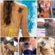 thumbnail image 5 of (Juego Combinado ZB 37 ​​​​38 42 51) 4 Uds. Pegatinas Tatuaje Jugo Semipermanentes Serie Personajes Calavera 115x160mm Pegatinas Tatuaje Corporal, 5 of 9