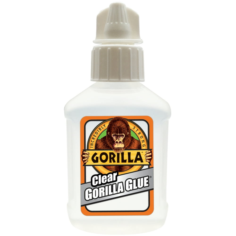 Gorilla Clear Waterproof Polyurethane Glue, 1.75 ounce Bottle Walmart