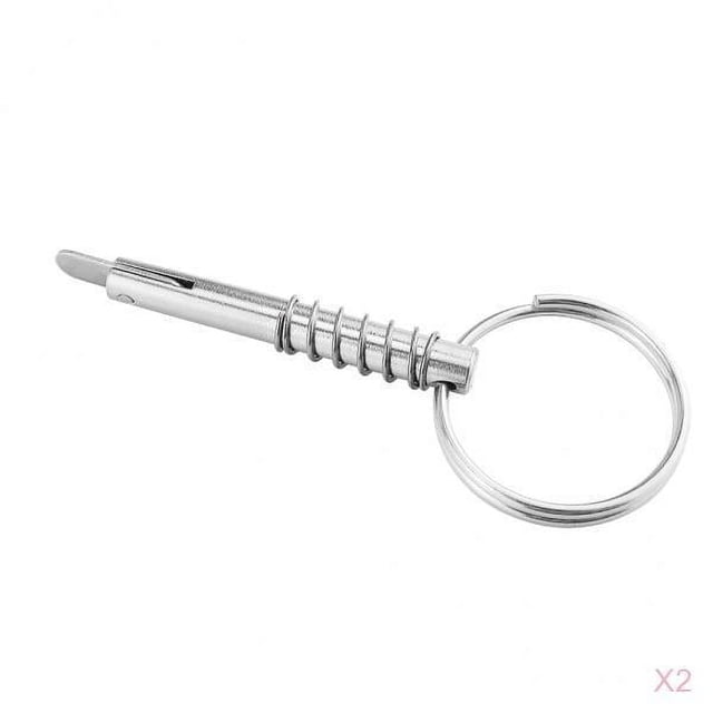 Piezas de de cubierta de pasador de liberación rápida de 6.3 mm x 51 acero inoxidable 316
