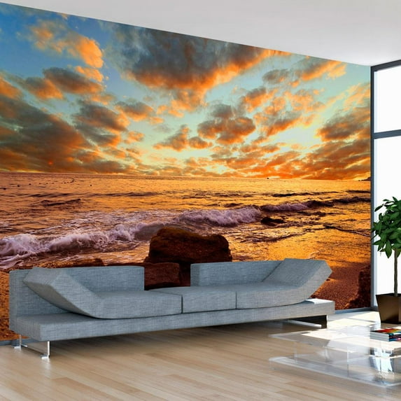 Tiptophomedecor Landscape Wallpaper Wall Mural - Seascape, Turkey