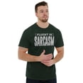 thumbnail image 5 of Fluent in Sarcasm Funny Attitude Men's Graphic T Shirt Tees Brisco Brands M, 5 of 6