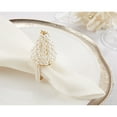 thumbnail image 4 of Saro Lifestyle Pearl Christmas Tree Napkin Ring (Set of 4), 4 of 5