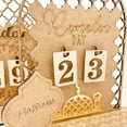 thumbnail image 3 of Calendario de cuenta regresiva de Ramadán de madera: decoraciones DIY de Ramadán para suministros para fiestas festivas, 3 of 9