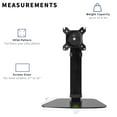 thumbnail image 4 of VIVO Tall Single Monitor Mount Height Adjustable Stand | Fits 1 Screen up to 32", 4 of 7