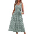 thumbnail image 2 of Fashion A-Line Dress for Women CIENVNSTG Flowy Summer Dress Perfect for Casual Outings or Parties, 2 of 3