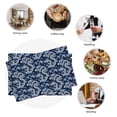 thumbnail image 6 of Rocae Dragons Printed Heat Resistant Place Mats,Classic Hemstitch Cloth Fabric Placemats Imitation Linen Place Mat Table Mats 18x12 inch, 6 of 9