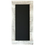 Drakestone Designs Chalkboard with Barnwood Frame, 24x12 - Whitewash