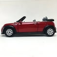 thumbnail image 3 of New 5" Kinsmart Mini Cooper S Convertible Diecast Model Toy Car 1:28 Red, 3 of 3