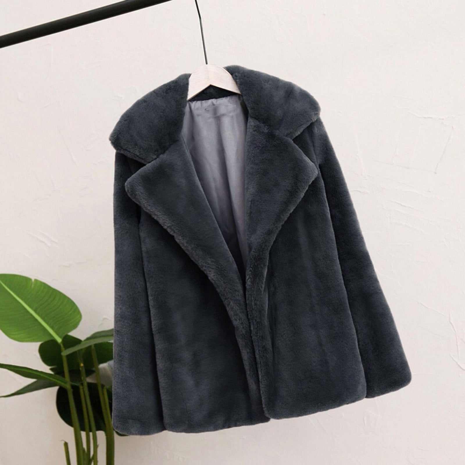 Women Winter Warm Thick Coat Solid Overcoat Outercoat Jacket Cardigan Coat