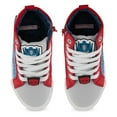 thumbnail image 2 of Transformers Boys Sneaker, Lace Up High-Top Optimus Prime Shoes Royal Red – 11, 2 of 6