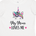 thumbnail image 4 of Inktastic My Mimi Loves Me Girl Unicorn Girls Toddler T-Shirt, 4 of 5