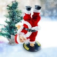 thumbnail image 4 of Baile eléctrico Muñeco de Papá Noel Decoración navideña Soporte de mano de Navidad Rotación Juguetes de Papá Noel Adorno para, 4 of 8