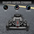 thumbnail image 6 of 24V Kid Electric Go Kart Drift Kart with 2X200W Strong Motor,7AH Big Battery,Electric Pedals,Outdoor Race Toy, 6 of 7